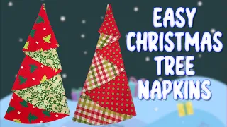 Easy Christmas Tree Napkins | The Sewing Room Channel