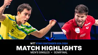 Hugo Calderano vs Dimitrij Ovtcharov | MS SF | WTT Star Contender Goa 2024