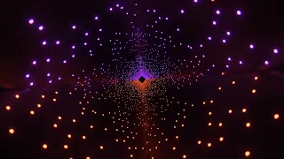 Abstract Background Video 4k VJ LOOP NEON  Purple Blue Orange Metallic Tunnel Calm Wallpaper