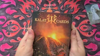 Kalat Cards. New oracle, new divination system. Unboxing and first impressions.