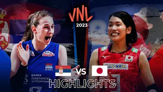 JAPAN vs SERBIA | Highlights | Women's VNL 2023