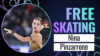 Nina PINZARRONE (BEL) | Women Free Skating | Grand Prix de France 2023 | #GPFigure