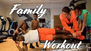 FAMILY WORKOUT!! | Keeta and Cheetah