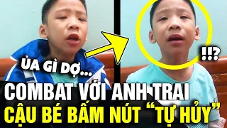 Combat TÓE LỬA với anh trai, cậu bé lỡ mồm CHỐT HẠ 1 CÂU khiến bản thân 'TỰ HỦY' | Tin Nhanh 3 Phút