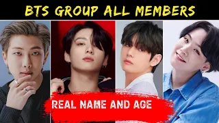 BTS Group All Members Real Name and Age in 2022