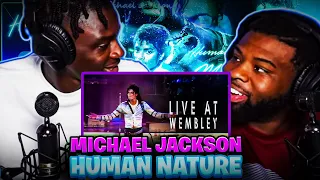 BabanTheKidd FIRST TIME reacting to Michael Jackson - Human Nature Live  at Wembley 1988!! In 4K!!