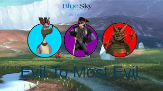 Blue Sky Studio Villains : Evil To Most Evil🌰🐿️ 🥶😈👿🔥🎩