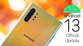 Samsung Galaxy Note 10 Plus Android 13 ONE UI 5.0 Update