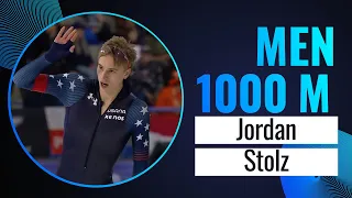 Jordan STOLZ (USA) | Gold | 1000m Men | Calgary 2024 | #SpeedSkating