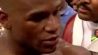 Zab Judah Vs Floyd Mayweather Low Blow Mayweathers trainers brawling with Judahs