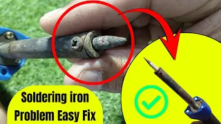 How to replace soldering iron tip || Easy And Quick | Diy Soldering iron Fix #soldering