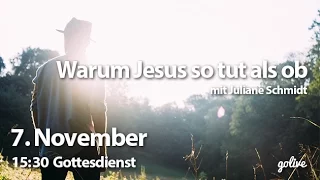 WARUM JESUS SO TUT ALS OB Juliane Schmidt