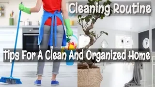 Daily Cleaning Routine Tips- How To Keep A Clean And Organized Home