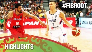 Serbia v Puerto Rico - Highlights - Final - 2016 FIBA Olympic Qualifying Tournament - Serbia