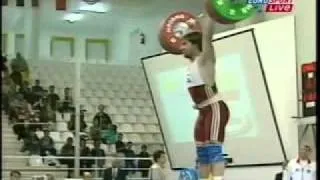 2001 World Weightlifting, 77 Kg Clean and Jerk.avi