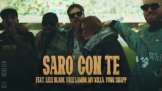 SLF, Geolier 🎵 SARÒ CON TE (Lyrics/Testo)