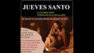 JUEVES SANTO (Extracto de la película "Jesús de Nazareth"): Jesús enseñó sobre EL AMOR AL PRÓJIMO