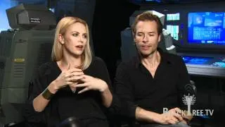 Charlize Theron talks PROMETHEUS w/ Guy Pearce| BlackTree TV