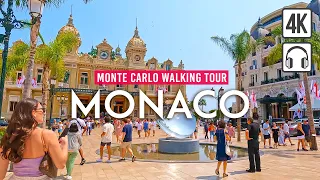 Monte Carlo, MONACO 4K Walking Tour - Captions & Immersive Sound [4K Ultra HD/60fps]