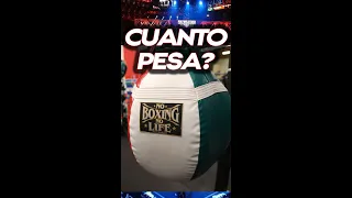 CUANTO PESA EL SACO DE BOXEO? QUE RELLENO TIENE? 🤔 #SHORTS