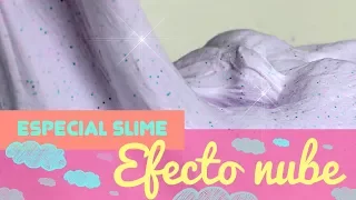 ¿Cómo hacer slime esponjoso?  Receta de slime fluffy en Español paso a paso sin Borax