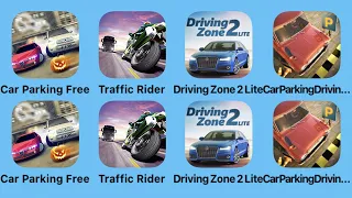 Car Parking Free, Traffic Rider, Driving Zone 2 and More Car Games iPad Gameplay