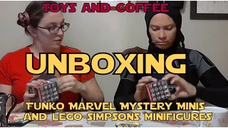 Unboxing: Marvel Mystery Minis & LEGO Simpsons