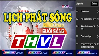 Lịch phát sóng THVL1, THVL2 Hôm nay  Ngày 04/05/2024 | Sóng Truyền Hình #LịchPhátSóng_THVL