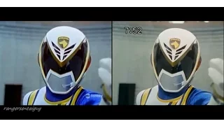 PR SPD/ Dekaranger Omega Ranger First Appearance Split Screen (PR and Sentai version)