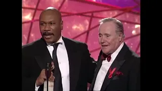 When VING RHAMES won a  golden Globe in 1998, he handed it straight over to JACK LEMMON.