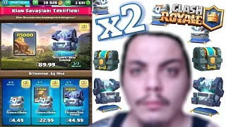 2 Accounts!! Clan Wars Offers (301.8$) Clash Royale