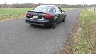 Audi A6 2.7T (C5) Straight Pipes, pull away