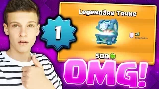 LEGENDÄRE TRUHE MIT LEVEL 1 ÖFFNEN! • Clash Royale Deutsch