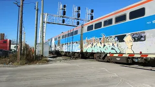 Metra Highliner Funeral Train