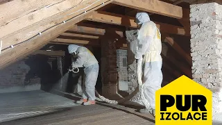 Tepelná izolace podlahy půdy rodinného domu | PUR-IZOLACE s.r.o.