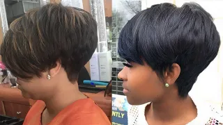 The Best Long Hair To Short Bob Transformation / Haircut By Profesional / amazing women
