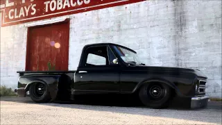 1967 Chevy Hot Rod Patina C10 Slammed on Ground!  "Coaltrain",  For Sale