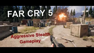 Far Cry 5 - Aggressive Stealth Kills (Outpost, Hostage Rescue) [No HUD, Ultra 4K/60fps]