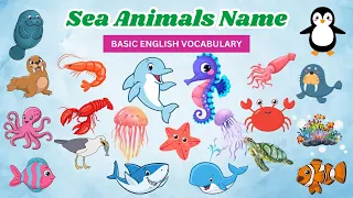 Sea Animals For Kids - Sea Creatures For Kids - Learn Sea Animals Names - Ocean Animals - Moko Loko