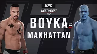 Yuri Boyka vs. Doctor Manhattan (EA Sports UFC 2) - CPU vs. CPU - Crazy UFC 👊🤪