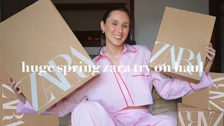 Huge Spring Zara try-on haul | my best one yet! 🌸