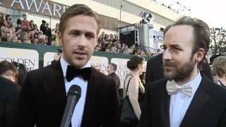 Ryan Gosling & Derek Cianfrance - HFPA Red Carpet Interview - Golden Globes 2011