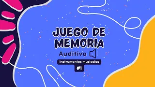 Juego de memoria auditiva