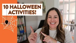 Ten Fun Halloween Activities for Your Kindergarten, First, & Second Grade Class / October Activities