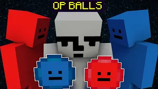 Minecraft Manhunt But Balls Are OP REMATCH