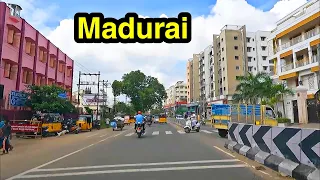 Madurai City Car Travel Video, Madurai Road / MG Travel