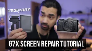 How To Fix Your Detached G7X Screen! (easier than you think!)