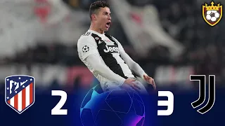 ملخص مباراة يوفنتوس 3-2 اتلتيكو مدريد 🔥◄ هاتريك رونالدو الاسطوري 🤯● دوري الابطال [2019] دور ال16💥