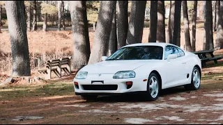 All Original, White 1993 Toyota Supra