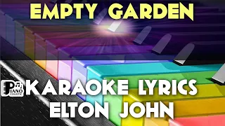 EMPTY GARDEN ELTON JOHN KARAOKE LYRICS VERSION PSR S975